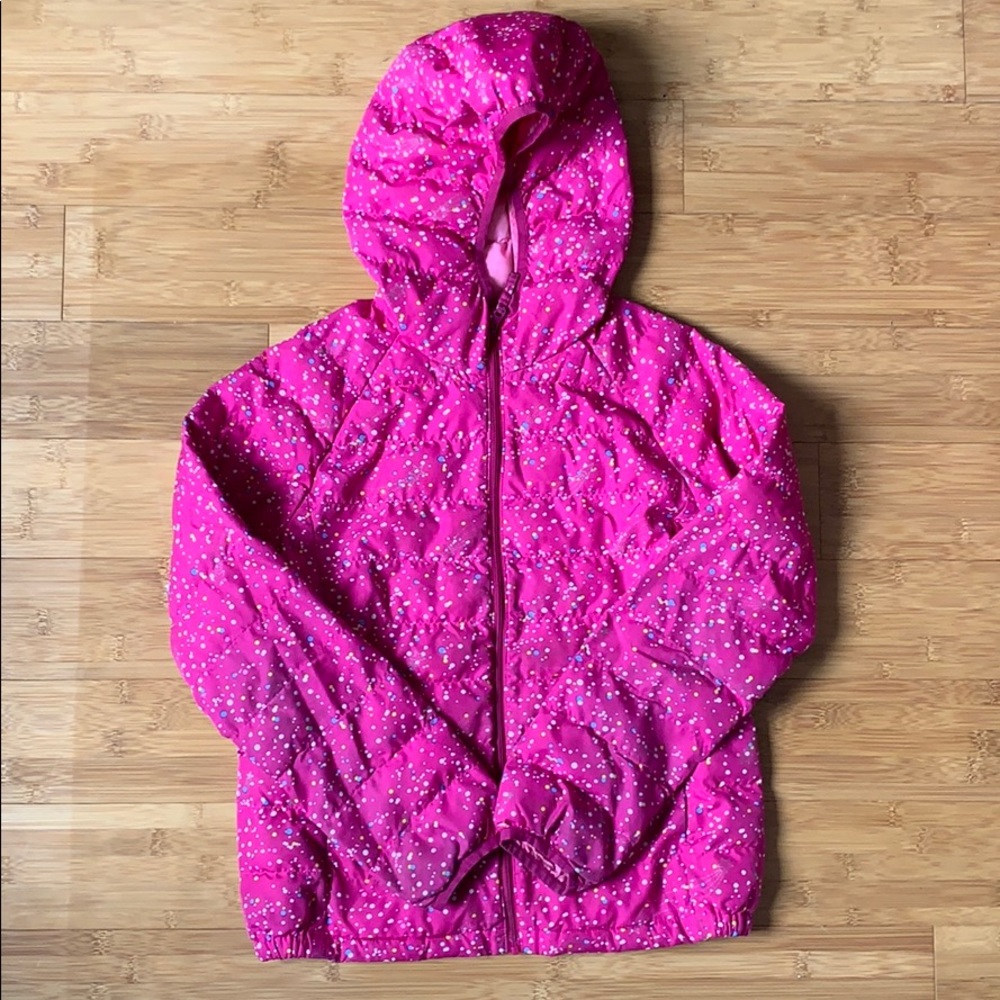 Pink Starry Puffy Jacket